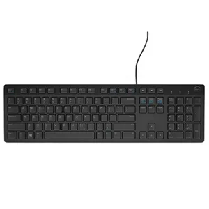 Teclado DELL KB216 (Inglés) - USB, Negro, PC/server, Alámbrico 580-ADMT