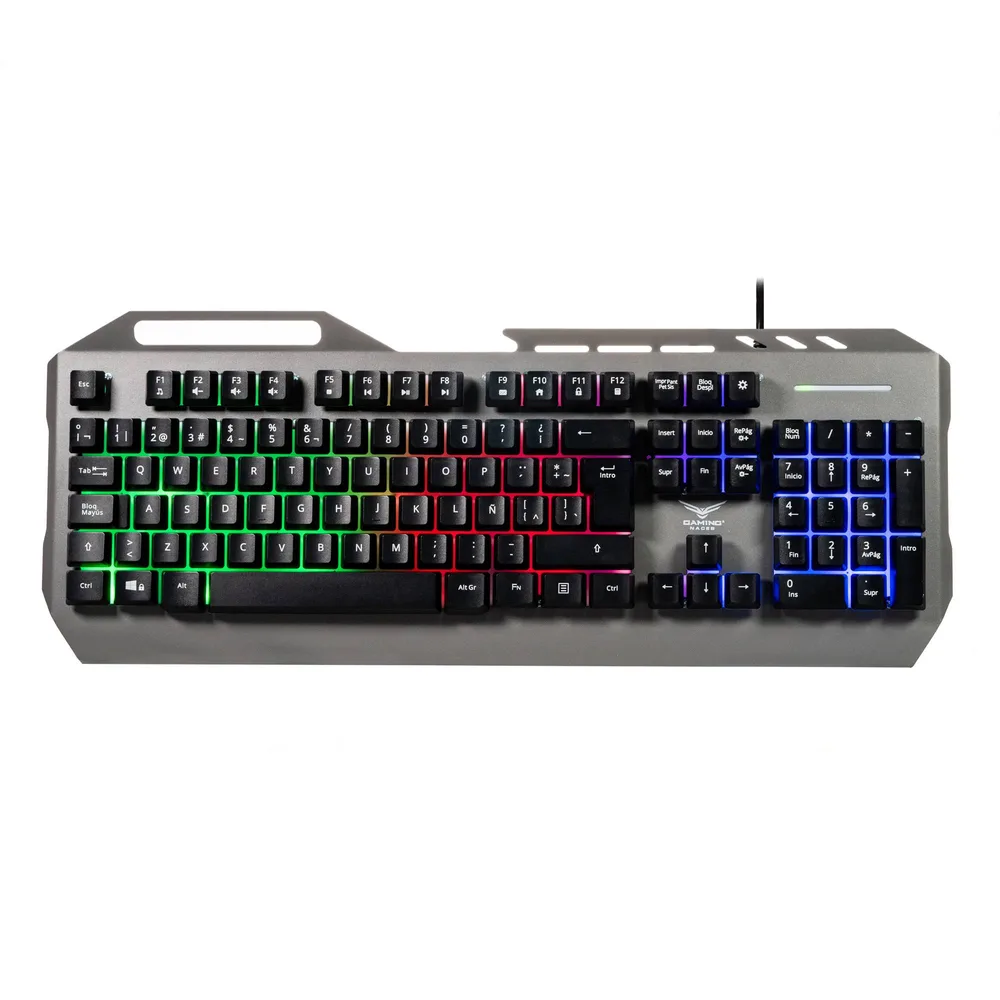 Teclado Multimedia Gamer K152 NA-0966 Naceb Gaming RGB