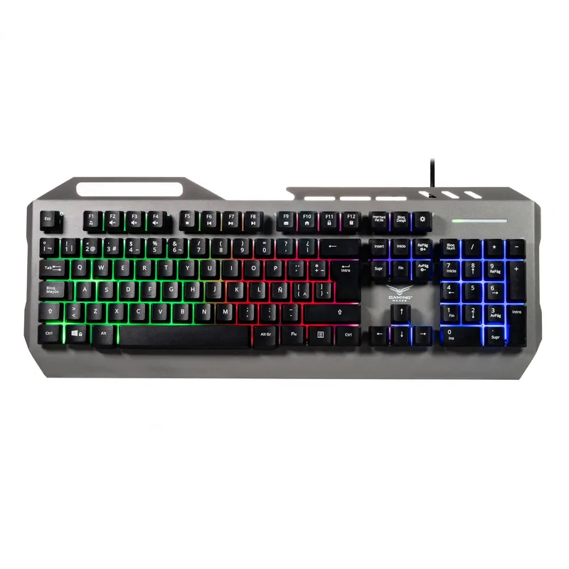 Teclado Multimedia Gamer K152 NA-0966 Naceb Gaming RGB