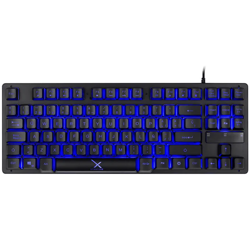 Teclado Gamer Alambrico Xzeal Starter. XSATGA1B Negro