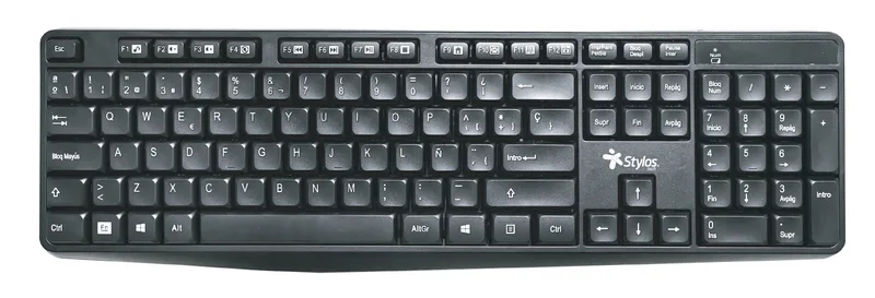 Teclado Inalambrico Stylos. STPTEC4B Negro