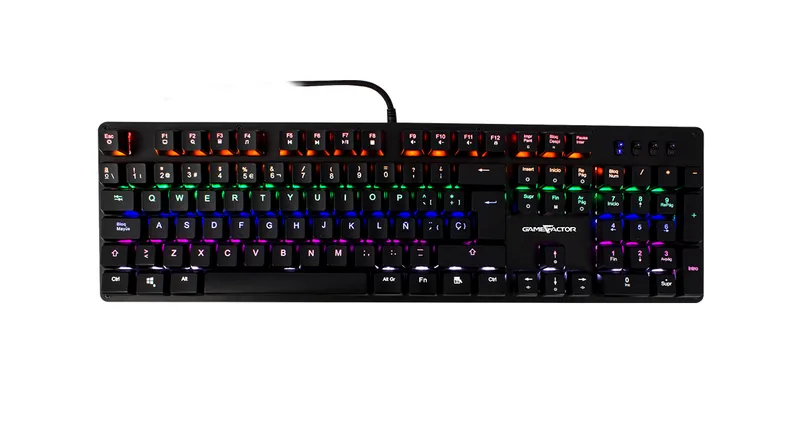 Teclado Mecánico Game Factor KBG400 - Retroiluminado, Switch Blue, Usb, Rosa KBG400-PK-BL