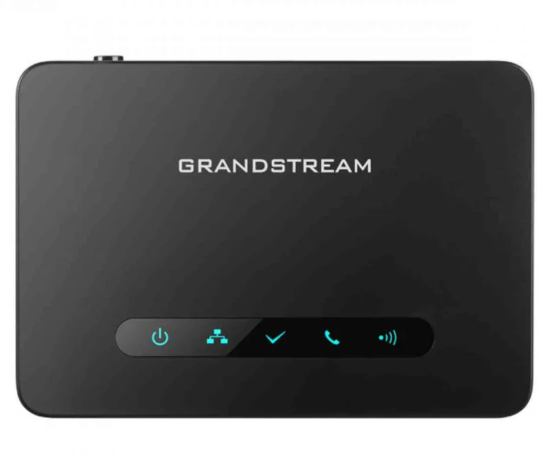 Estación Base VoIP DECT de Largo Alcance controla hasta 5 teléfonos DECT DP720 Grandstream Negro DP750
