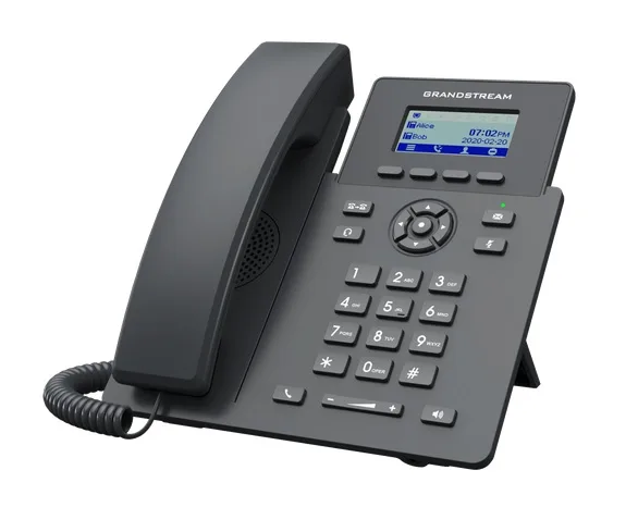 Teléfono IP de 2 líneas con 2 cuentas SIP - conferencia de 5 vías, Ethernet con Poe pero NO incluye su fuente de alimentación Grandstream GRP2601P