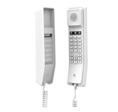 Teléfono IP Hotelero - 2 líneas con 2 cuentas SIP, conferencia de 3 vías, Poe, GDMS, color blanco Grandstream GHP610