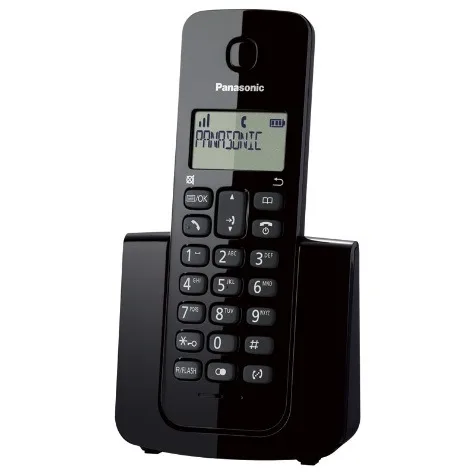 PANASONIC Telefono Inalambrico - Pantalla de 1.4, Alarma, Stand by, ECO, DECT, negro KX-TGB110MEB