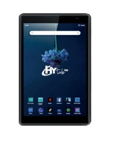 Tableta Hyundai Plus HT8WB3RBK01 - 8 Pulgadas, 4GB/64GB, 8MP/13MP, Android 13, AX WiFi, Rubber Oil Plastic–Incluye Stylus Pen, Audífonos y Protector