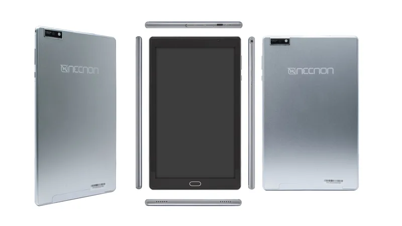 Tablet 3G 3L-2 2GB Ram 32GB Rom 9 Pulgadas Ips Android 10 Cam 5 Y 8 MP Flash Sim Funda con Cover Y Stand Incluida Plata NECNON 32 GB NPTA3L083G