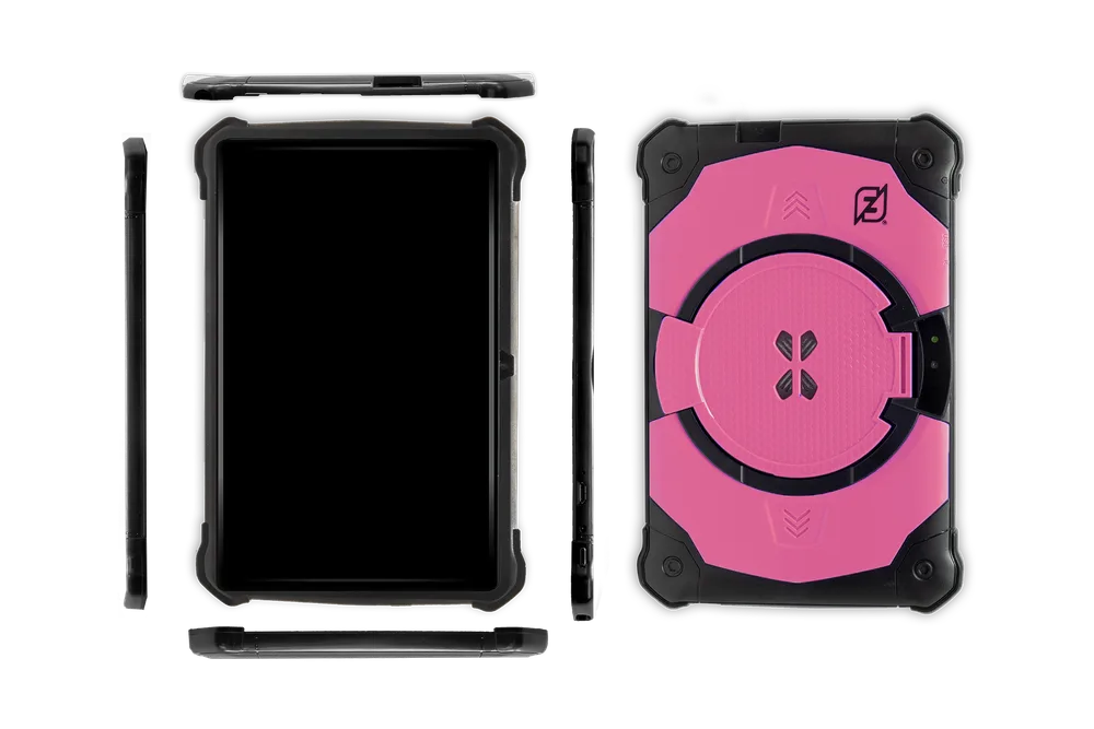 Tablet M002K-2 2GB Ram 16GB Rom 7 Pulgadas Android 10 Cam 2 Y 5 MP Flash Funda con Stand Incluido Negro/rosa NECNON 16 GB NBTA2K285M