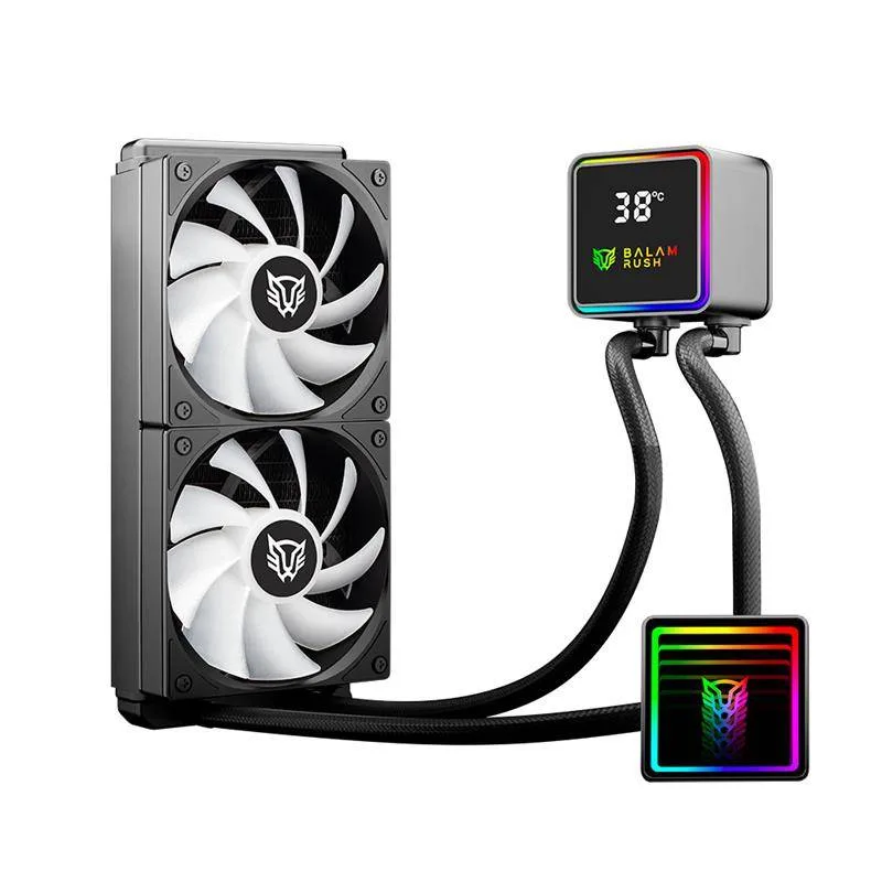 Enfriamiento Liquido BAMLAM RUSH CRYO PRISM 240 BLACK Sistema de enfriamiento de Aire Balam Rush Negro BR-944045