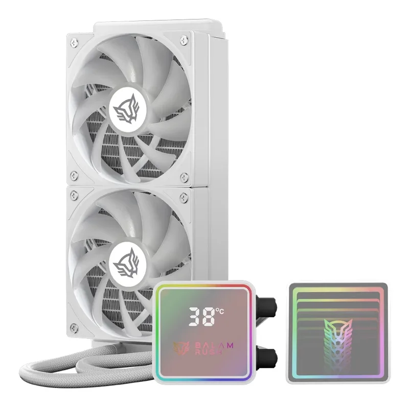 Enfriamiento Liquido BAMLAM RUSH CRYO PRISM 240 ICE Sistema de enfriamiento de Aire Balam Rush Blanco BR-944052