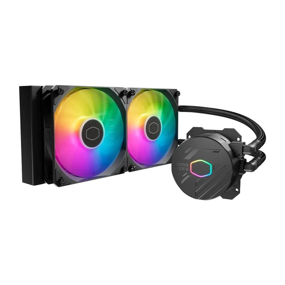 Enfriamiento Liquido Cooler Master Masterliquid 240 Core II ARGB(MLW-D24M-A18PA-R1) - ARGB Socket Intel LGA 1851/1700/1200/1151/1150/1155/1156 AMD