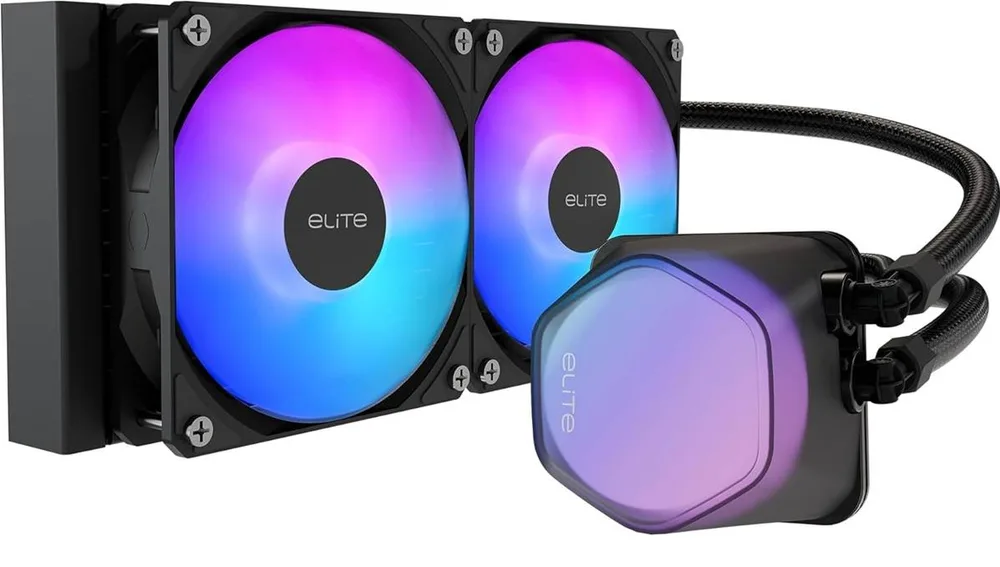 Enfriamiento Liquido Cooler Master Elite Liquid 240 (ELW-D24M-A21DA-R1) - ARGB Socket Intel LGA 1851/1700/1200/1151/1150/1155/1156 AMD AM5/AM4 39.9