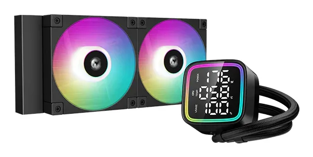 Enfriamiento Liquido Gaming DEEPCOOL LD240 (R-LD240-BKMSN-G-1) - ARGB, 120mm, 2400RPM, Socket LGA 1700/ AM4, AM5 2400 RPM