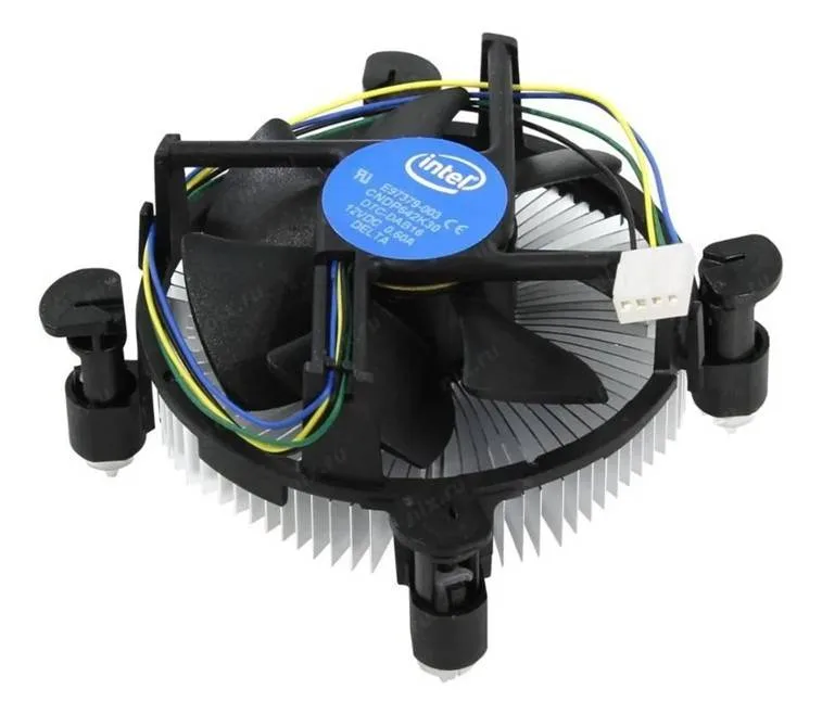 VENTILADOR P/CPU INTEL (BXTS10A) PARA TRAY SOCKET 1200. COMPATIBLE con procesador CPUINT5010 CM8070104290806 Negro