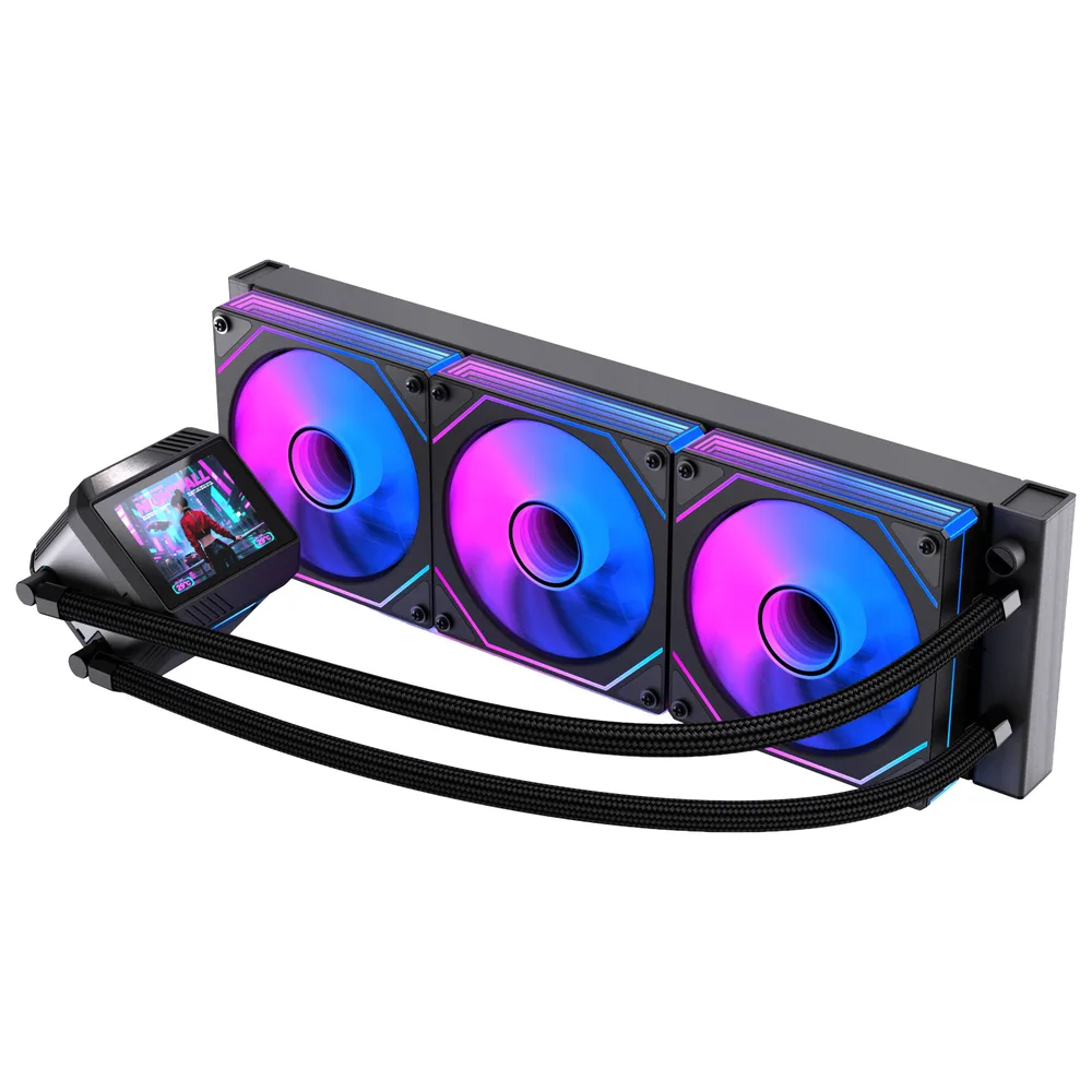 Naceb Enfriamiento Liquido Boreal 360MM Pantalla LCD 2.8 Pulgadas Argb Negro NA-0657N Naceb Gaming