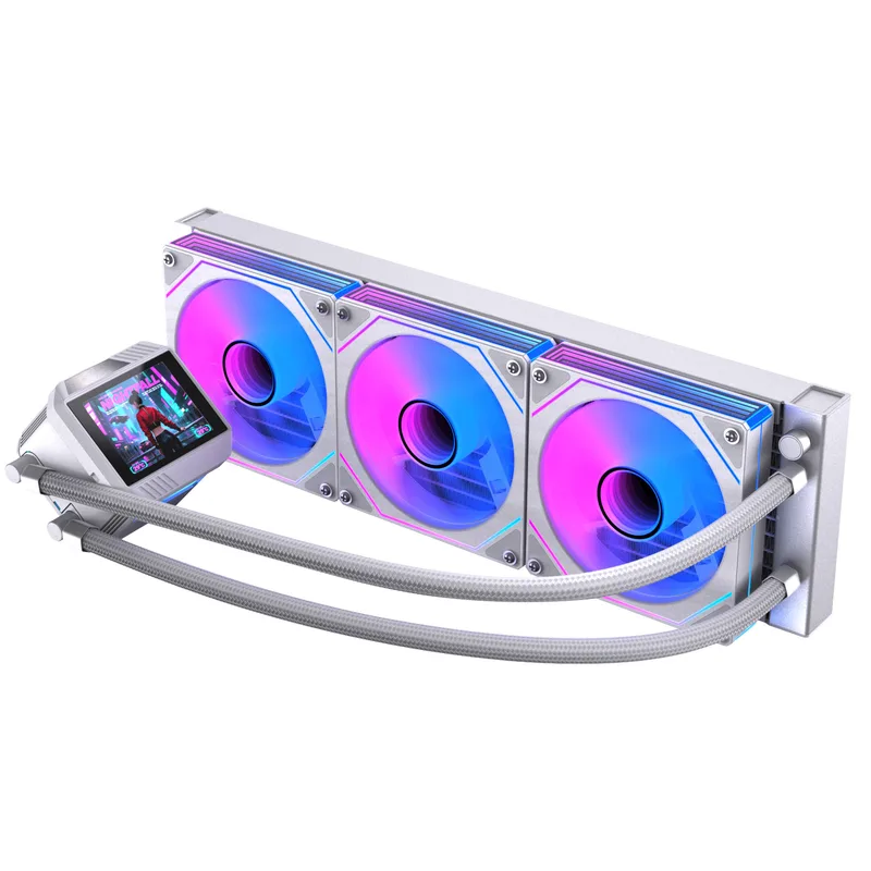 Naceb Enfriamiento Liquido Boreal 360MM Pantalla LCD 2.8 Pulgadas Argb Blanco NA-0657B Naceb Gaming